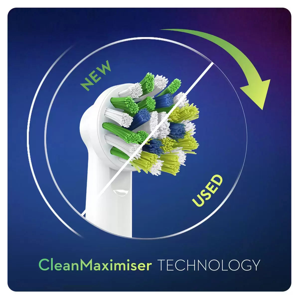 Oral-B Clean Maximiser CrossAction Value 4 Pack