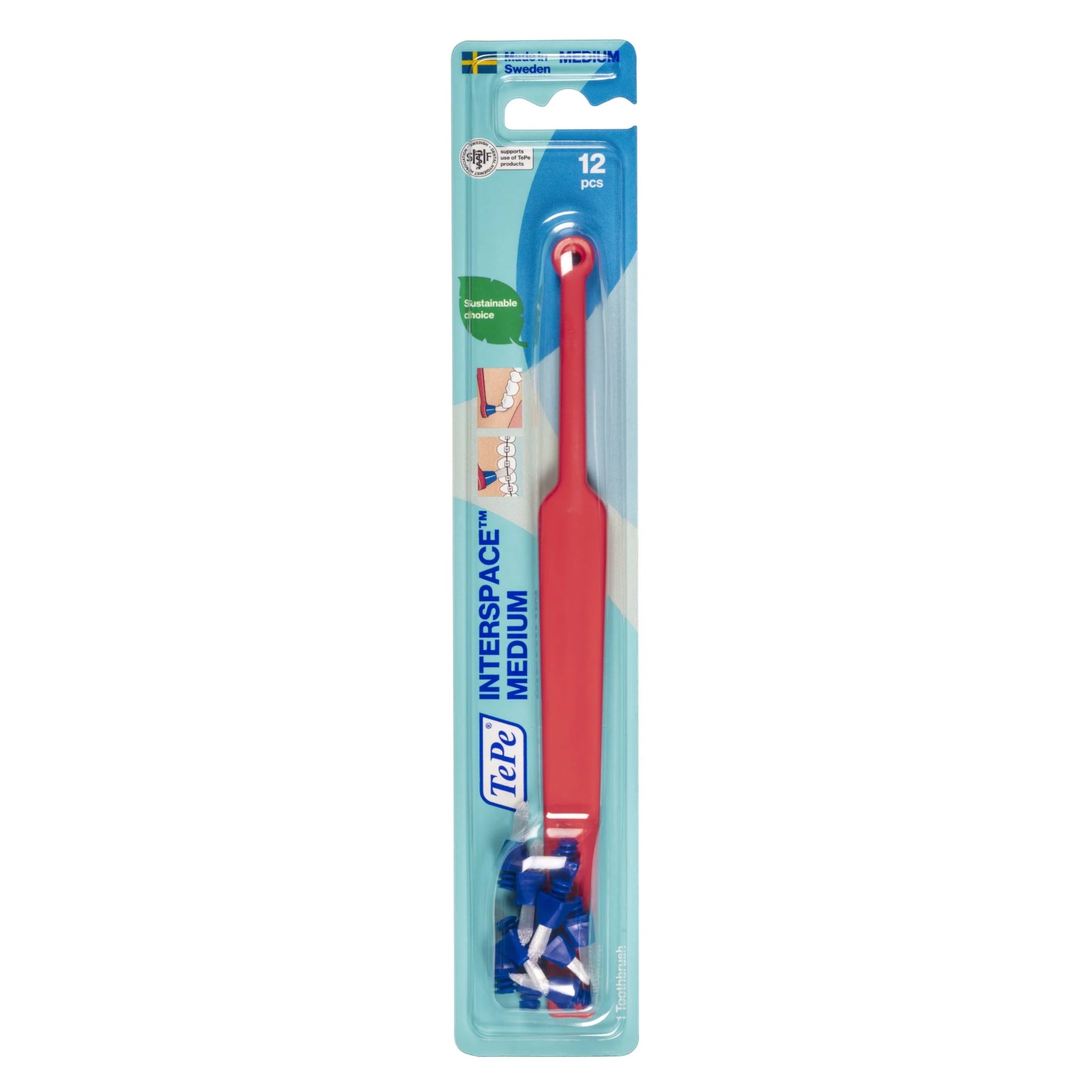 TePe Interspace Medium + 12 Refills
