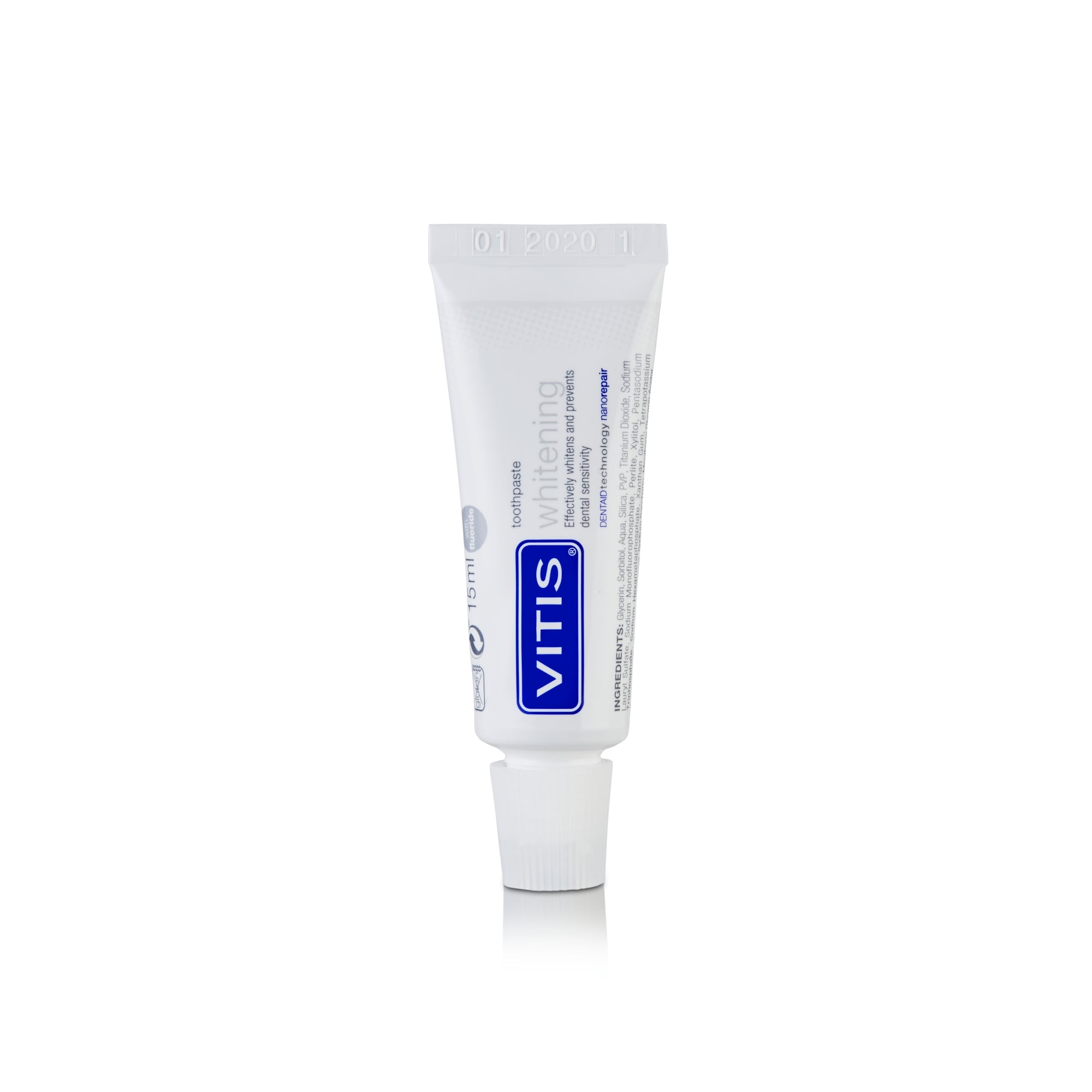 VITIS Medium Access Toothbrush with Whitening Toothpaste Sample