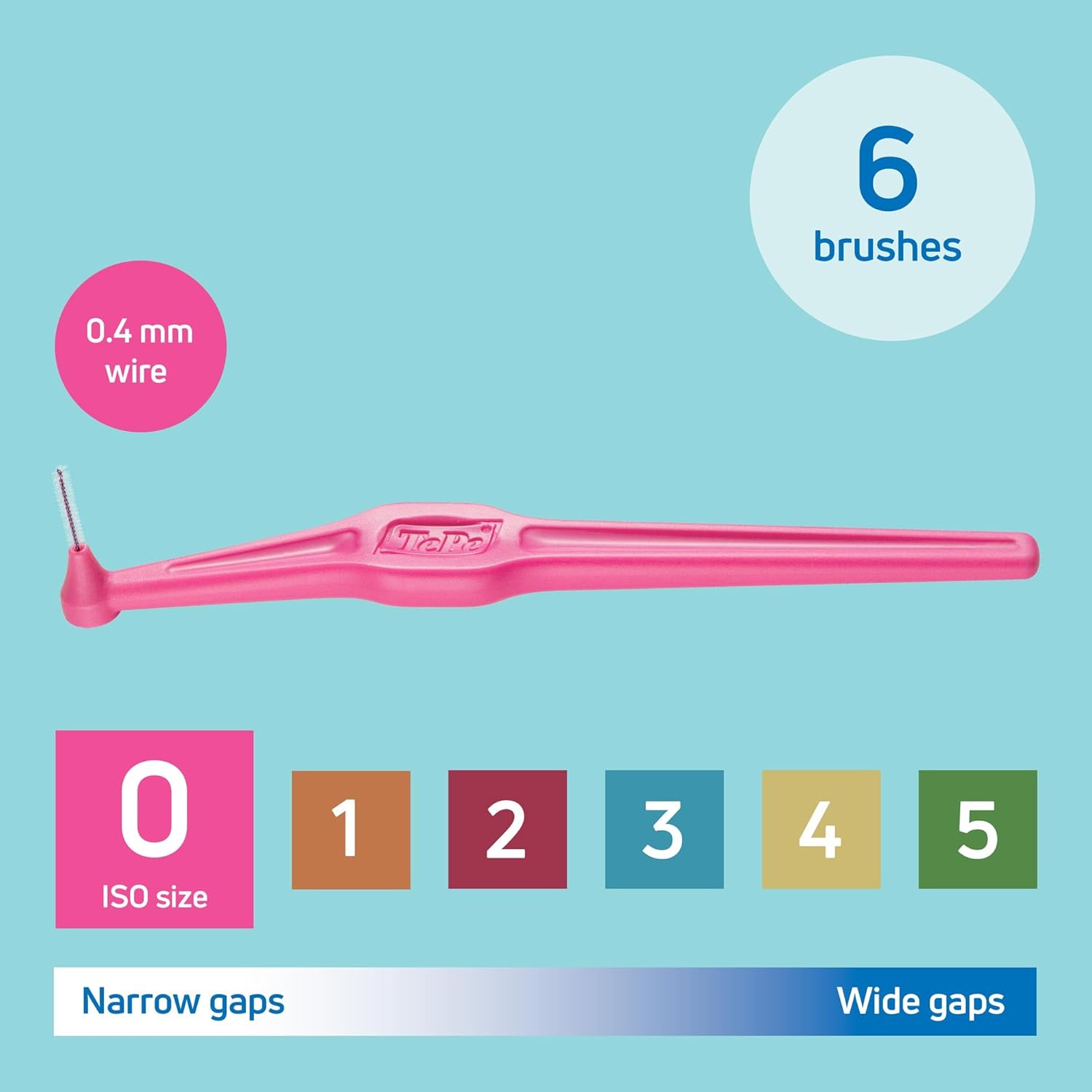 TePe Angle Interdental Brush (Pack of 6)